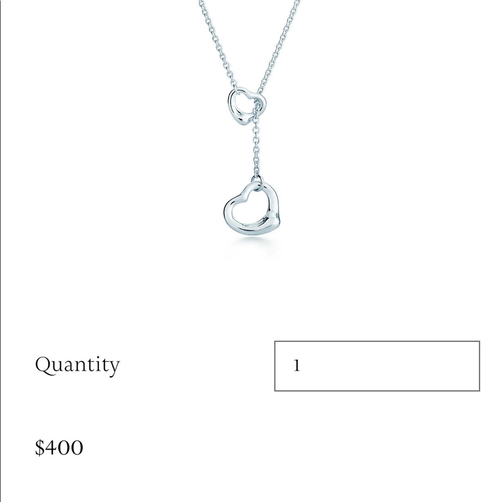 Tiffany doubly heart necklace